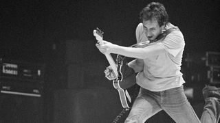 Guitarist Pete Townshend Jumping