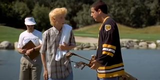 Happy Gilmore and his caddy