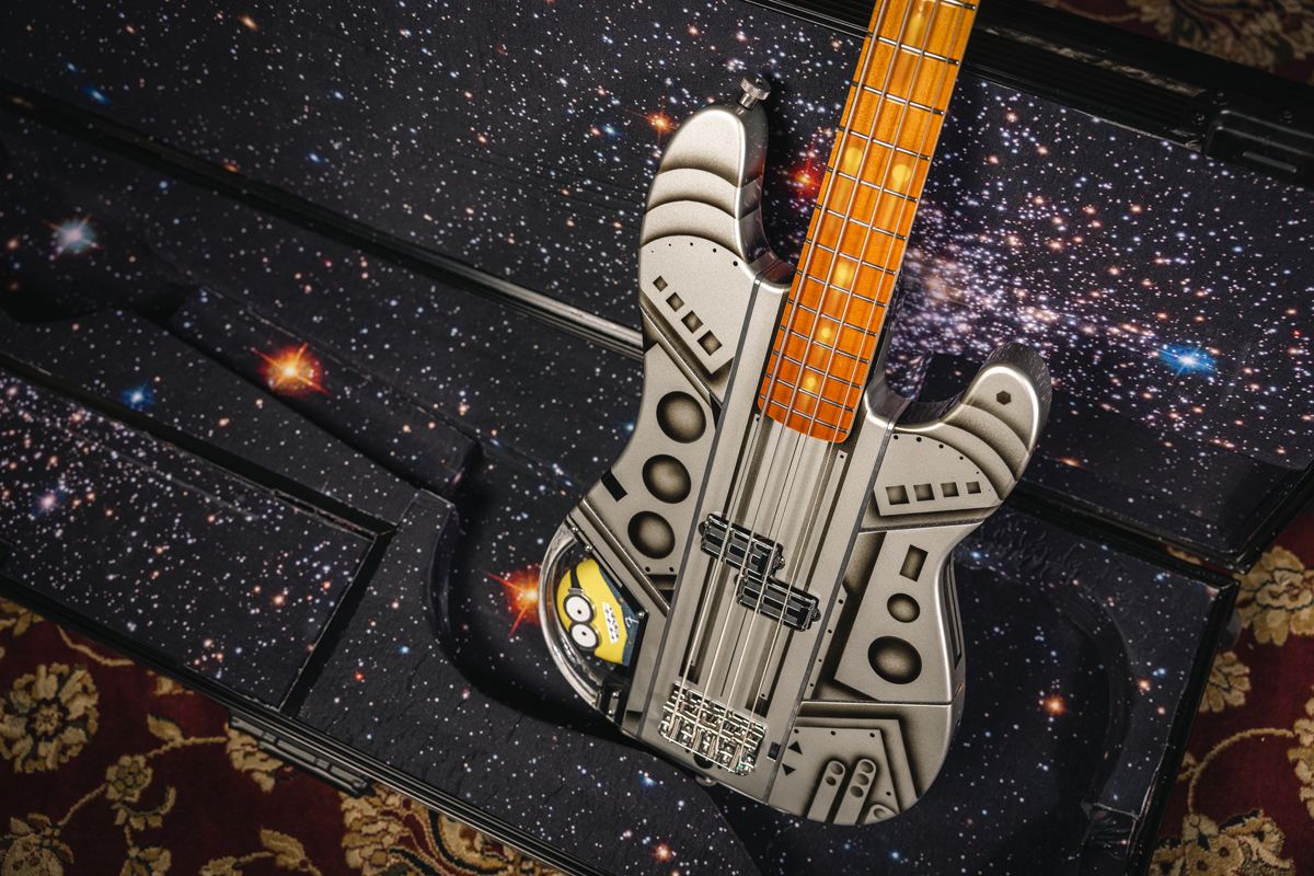 Fender Minions: Rise of Gru guitar