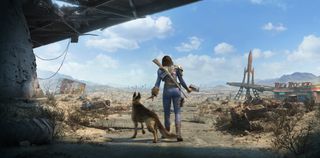 Fallout 4 Sole Survivor and Dogmeat