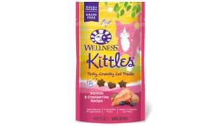 Wellness Kittles Grain-Free Salmon & Cranberries Recipe Crunchy Kitten Treats