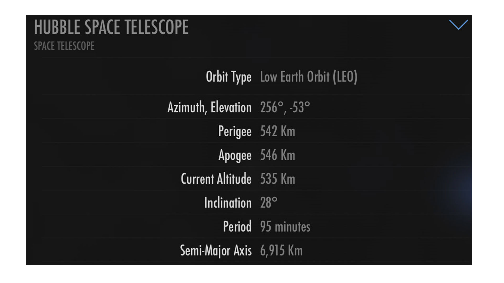 SkyView review: Image shows information about Hubble.