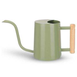 Cewor sage powder-coated 35oz watering can on white background