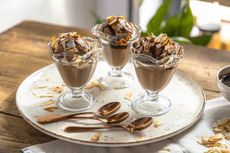 Jeremy Pang's Coconut Ice Cream with a ‘Soy Caramel’ Sauce.