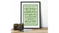 Hikers And Walkers Print by ALEXANDRA SNOWDON