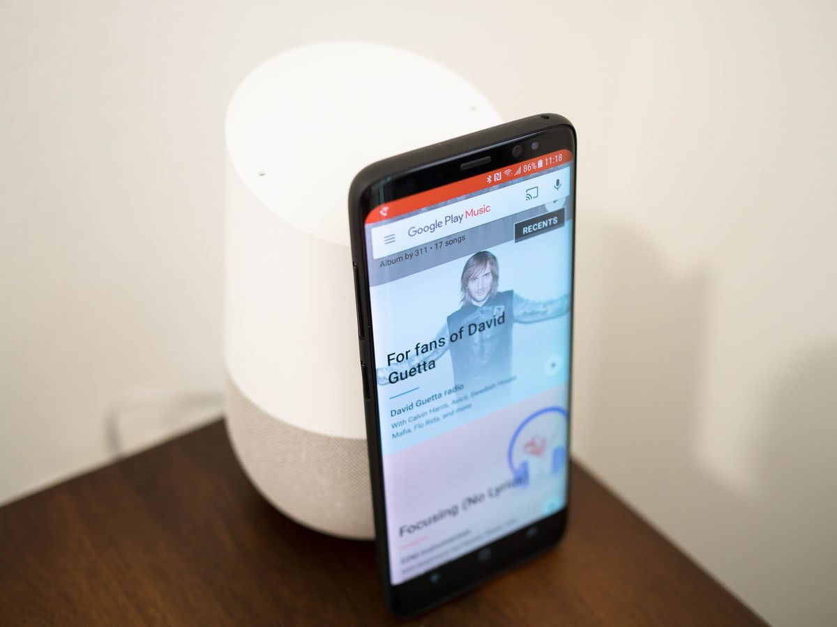 Google home hot sale music from phone