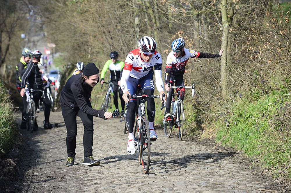 IAM Cycling mix with the tourists on the Koppenberg