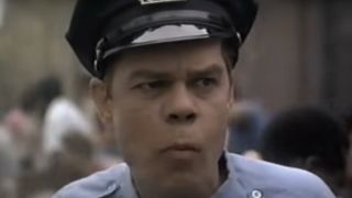 David Johansen in a police uniform in Car 54, Where Are You?