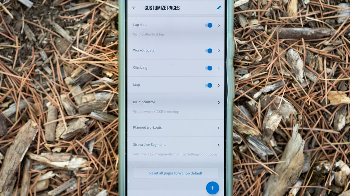 Wahoo Roam v2 adding pages to the display