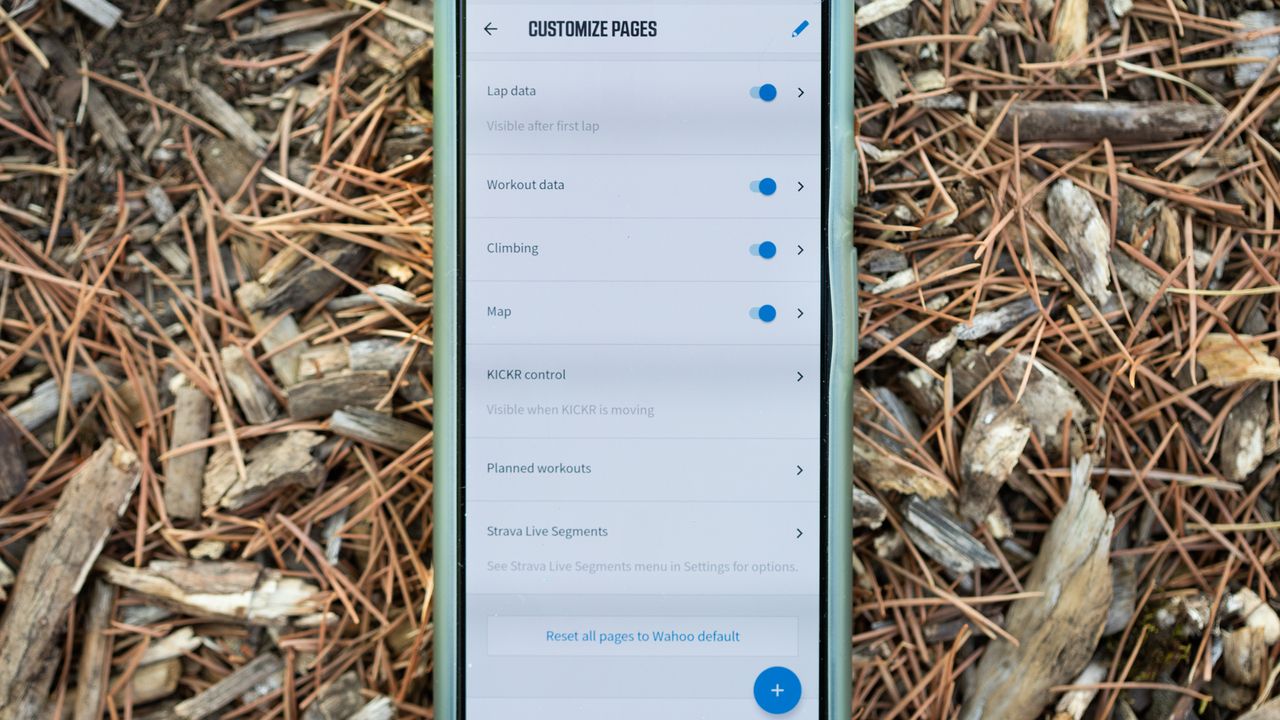 Wahoo Roam v2 adding pages to the display