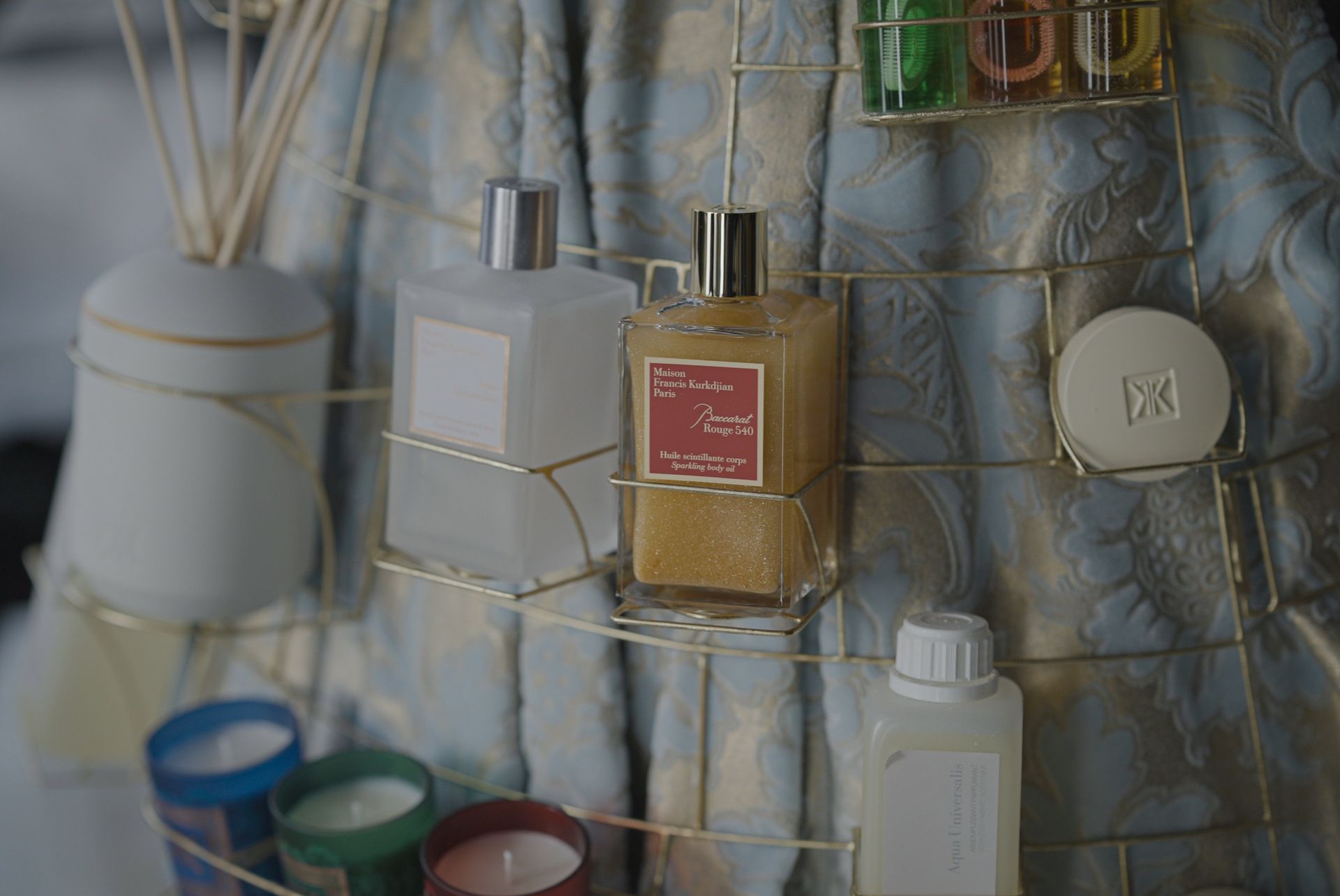 Maison Francis Kurkdjian holiday campaign behind the scenes