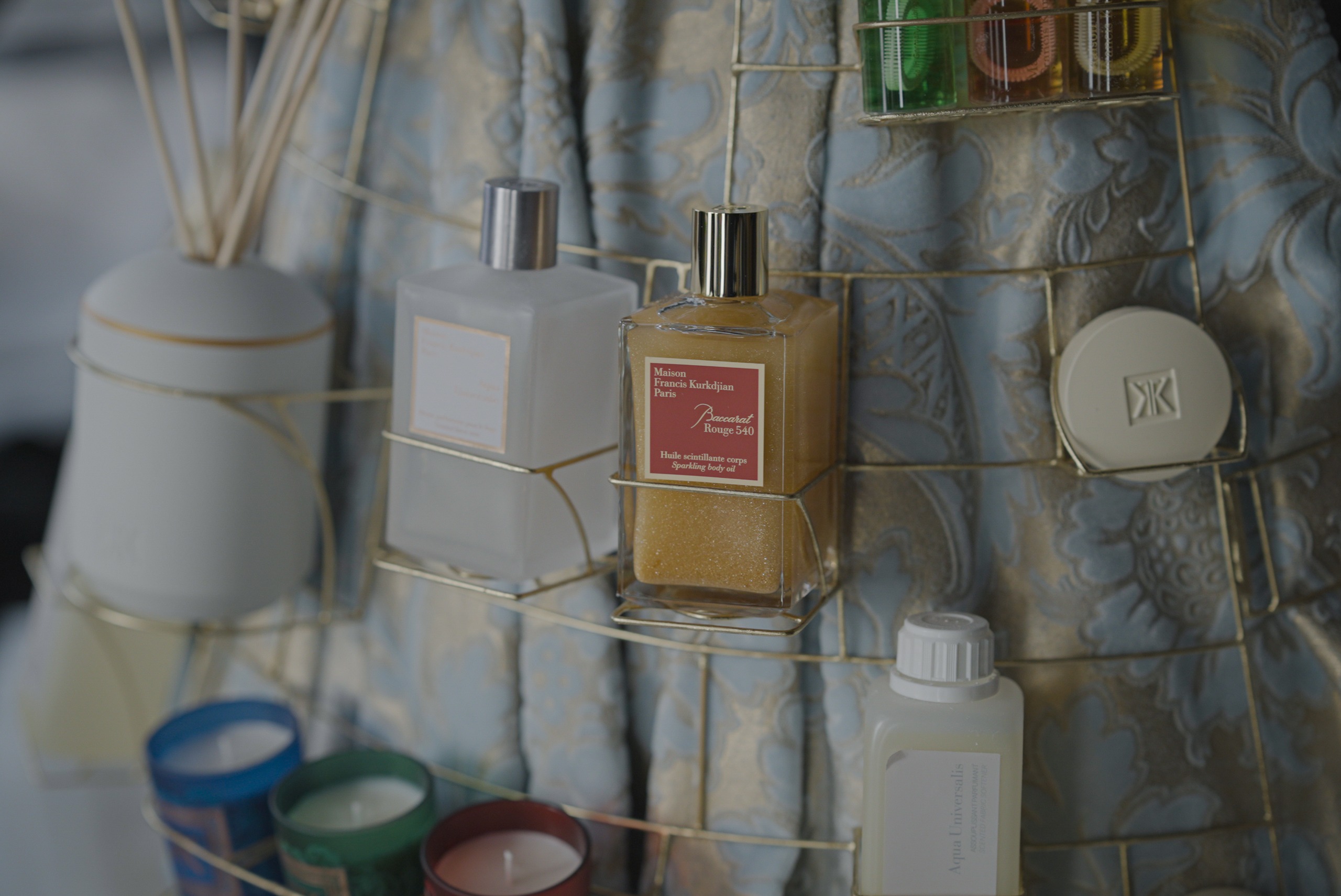 Maison Francis Kurkdjian holiday campaign behind the scenes