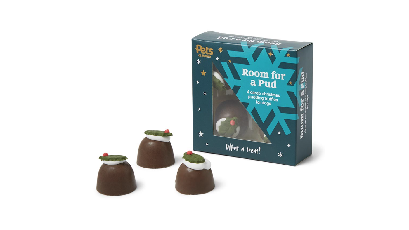 Pets at Home christmas pudding treats