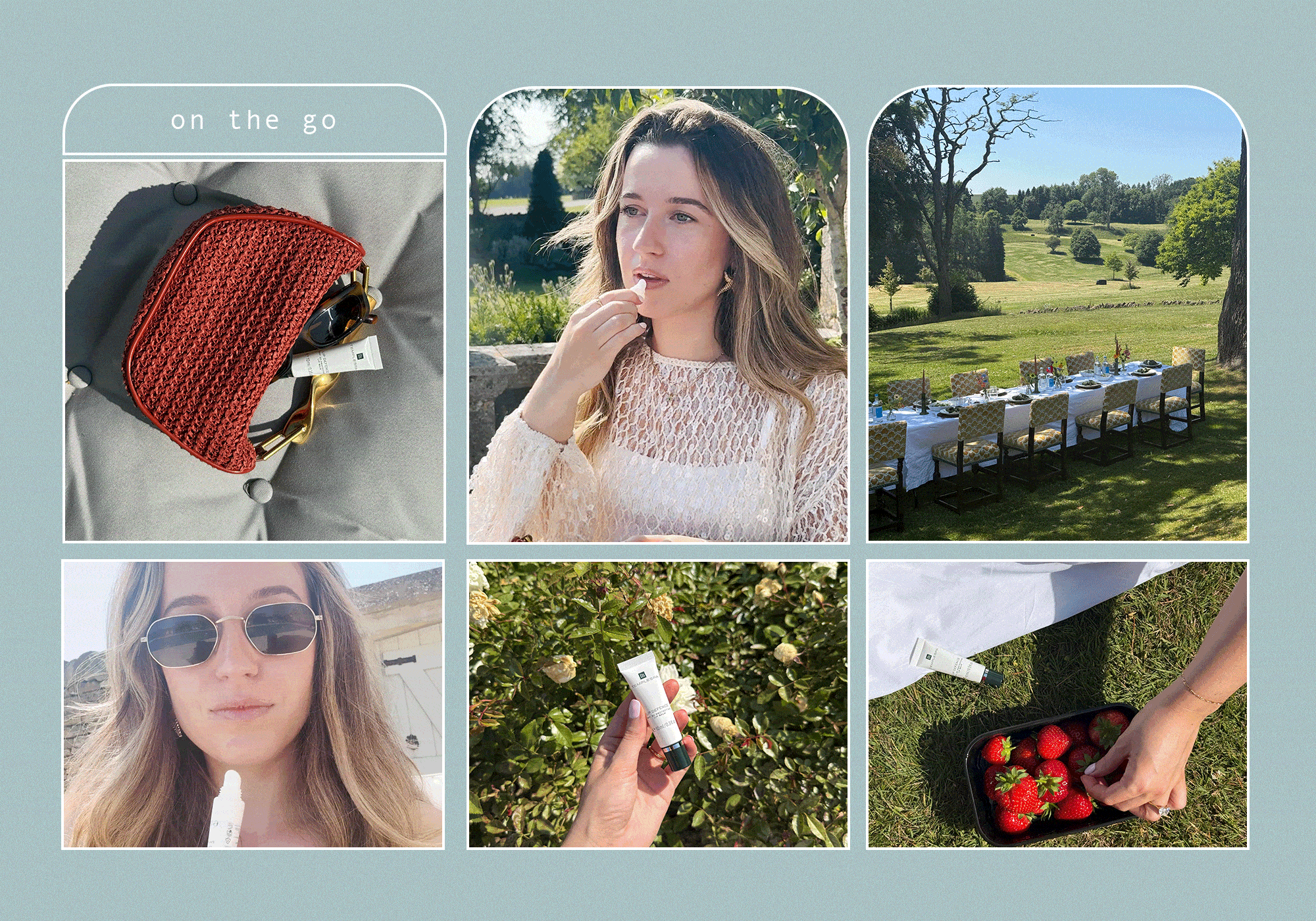 Junior beauty editor Grace Lindsay using Templespa SPF products