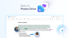 Promo image of the Docs feature in Proton Drive