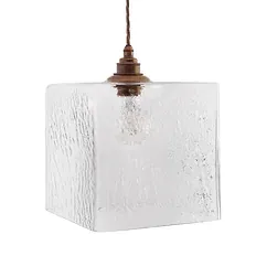 Montagu Dappled Glass Pendant Light