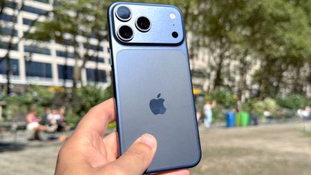 iPhone 17 Pro Max shown in hand