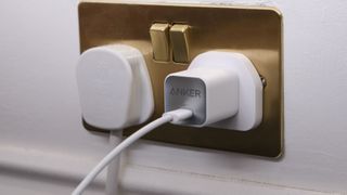 Anker 511 Nano 3 Power Adapter (30W) in a plug socket