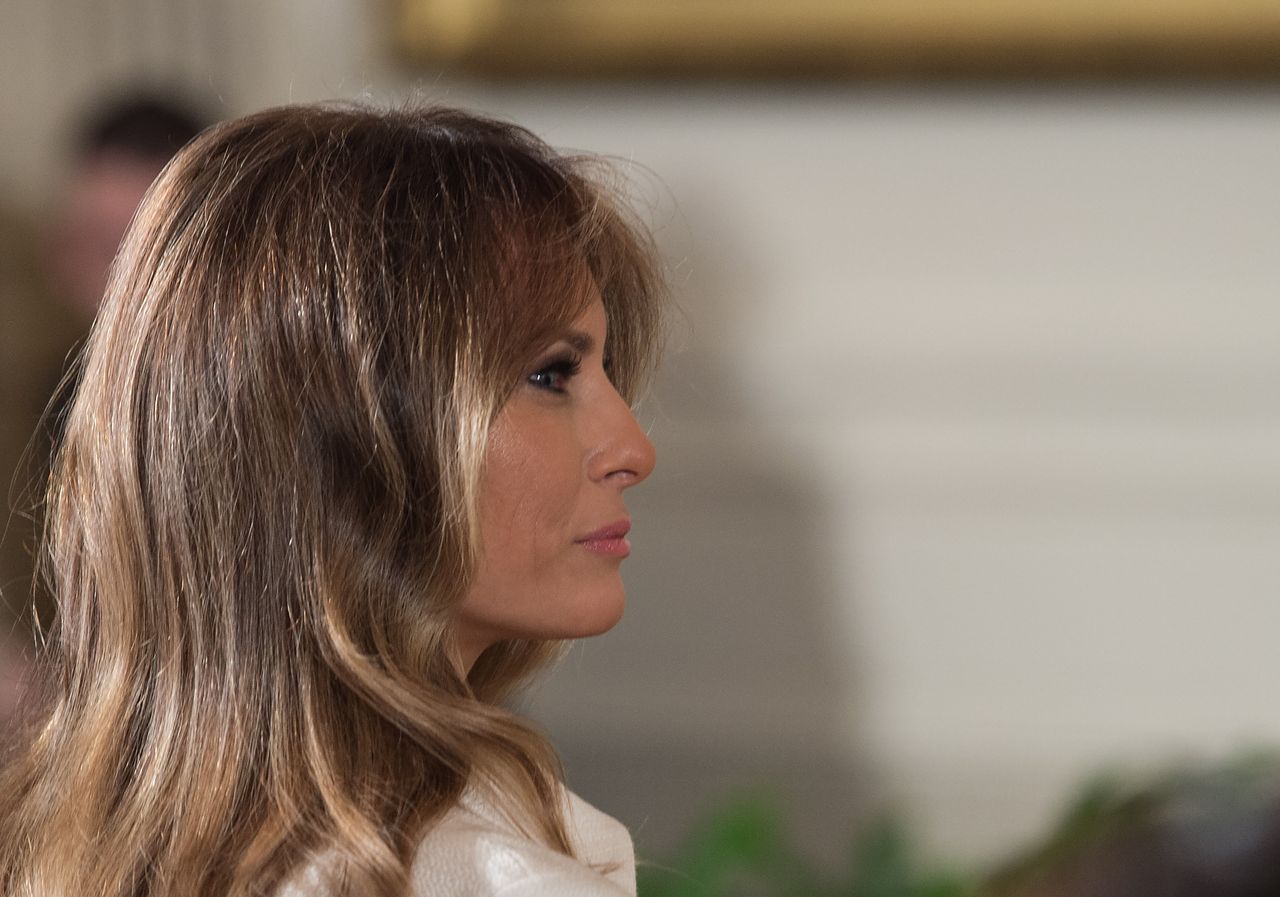 First lady Melania Trump in the White House