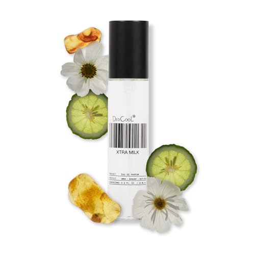 Dedcool Eau De Parfum | Xtra Milk | Bergamot, White Musk &amp;amp; Amber | Clean Unisex Fragrance | Non-Toxic, Vegan | Travel Size Perfume, 15 Ml