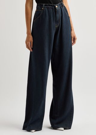 DARKPARK, Iris paperbag wide-leg jeans