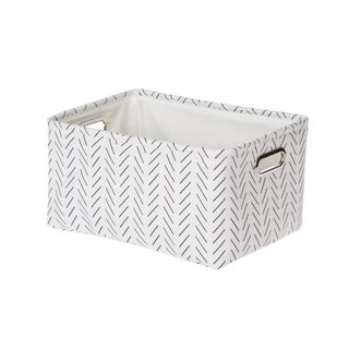Mono patterned storage basket
