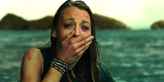 Blake Lively covers mouth in shock The Shallows movie