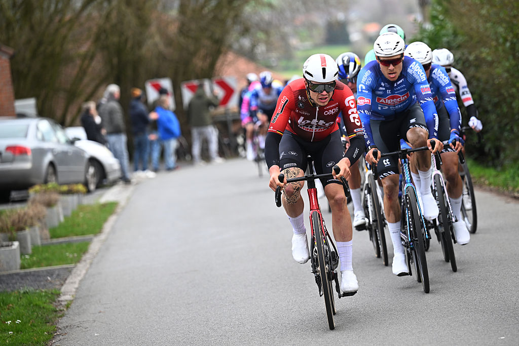 2026 Kuurne-Brussels-Kuurne: Arnaud De Lie in action