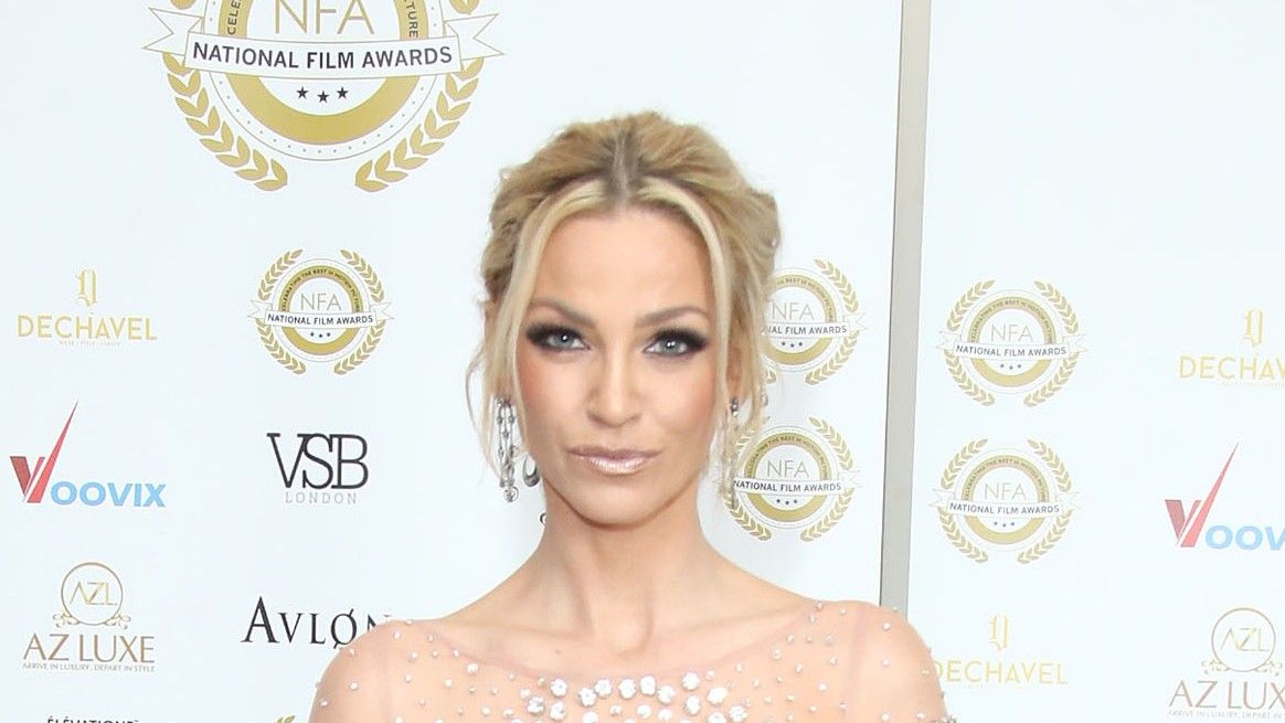 LONDON, ENGLAND - MARCH 28: Sarah Harding attends the National Film Awards UK at Portchester House on March 28, 2018 in London, England. (Photo by Mike Marsland/Mike Marsland/WireImage)