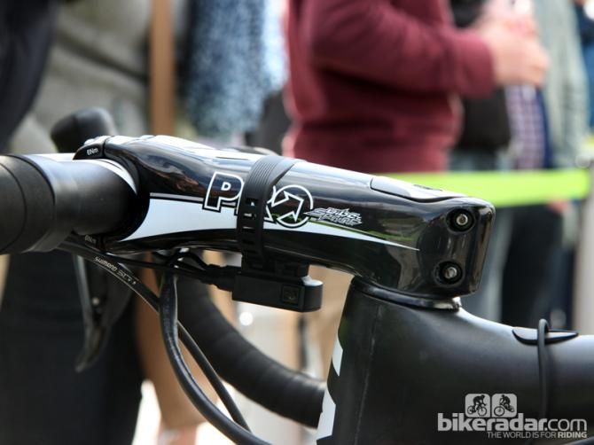 A stout carbon fiber PRO Vibe Sprint stem for Marcel Kittel (Giant-Shimano)