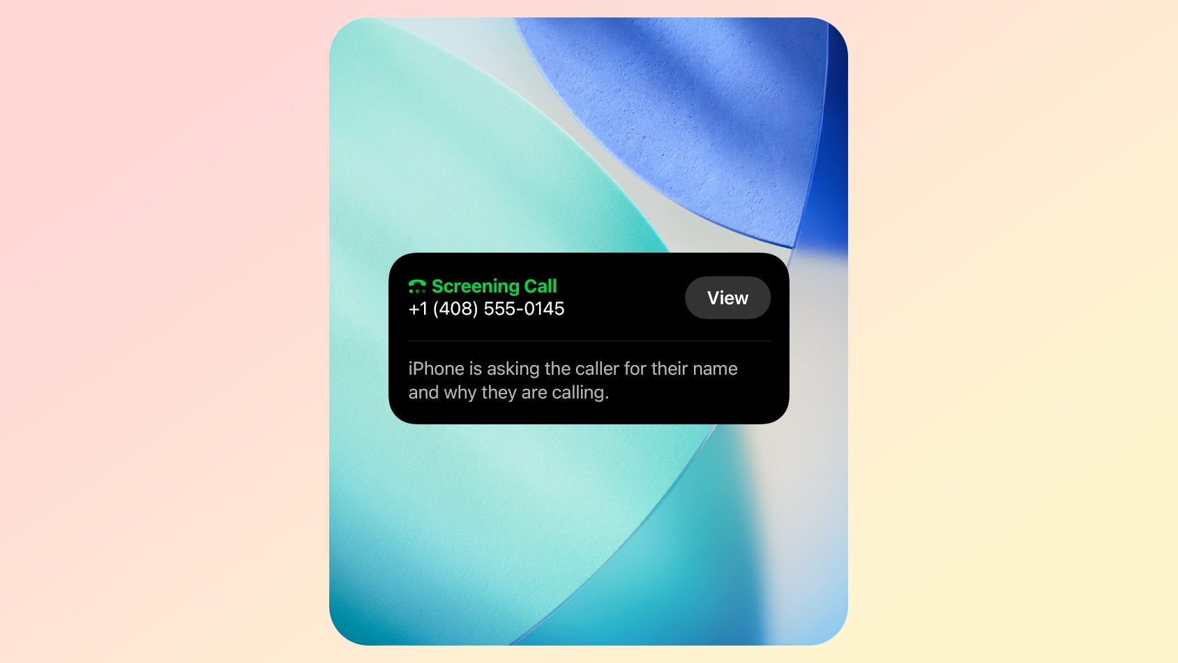 Call Screening feature in iOS 26