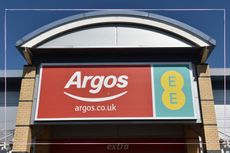 a close up of an Argos store front that could be closing down in 2023