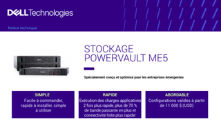Fiche technique de la solution de virtualisation PowerVault ME5