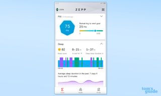 Zepp companion app for Amazfit GTR 3 Pro