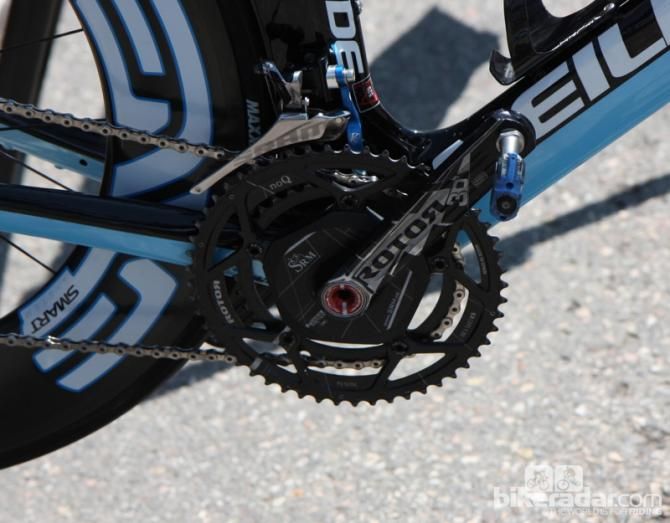 And yet another UnitedHealthcare Rotor crank, a 3D with an SRM and standard noQ rings