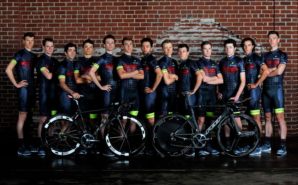 The 2015 Hincapie Racing Team.