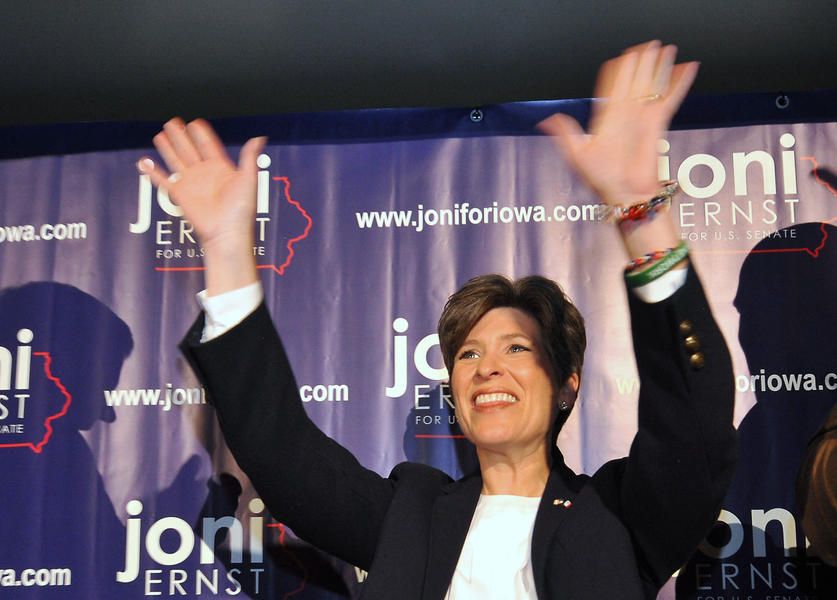 Republican Joni Ernst takes commanding lead in Iowa Senate race