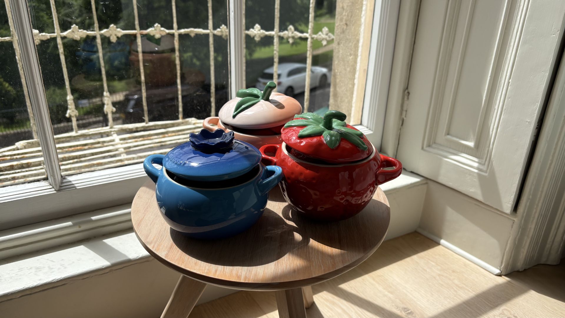 The Le Creuset Summer Fruit Cocotte collection