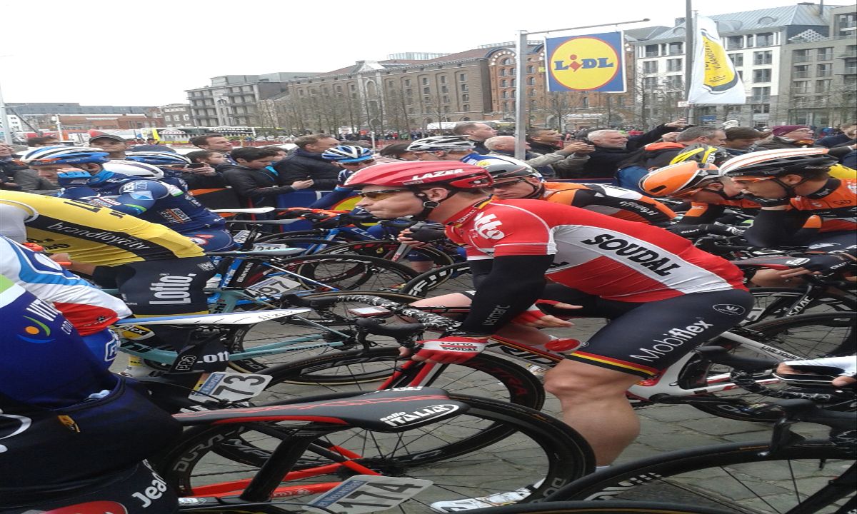 Andre Greipel on the start line