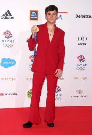 Tom Daley attends the Team GB Ball at Battersea Evolution on November 25, 2021 in London, England