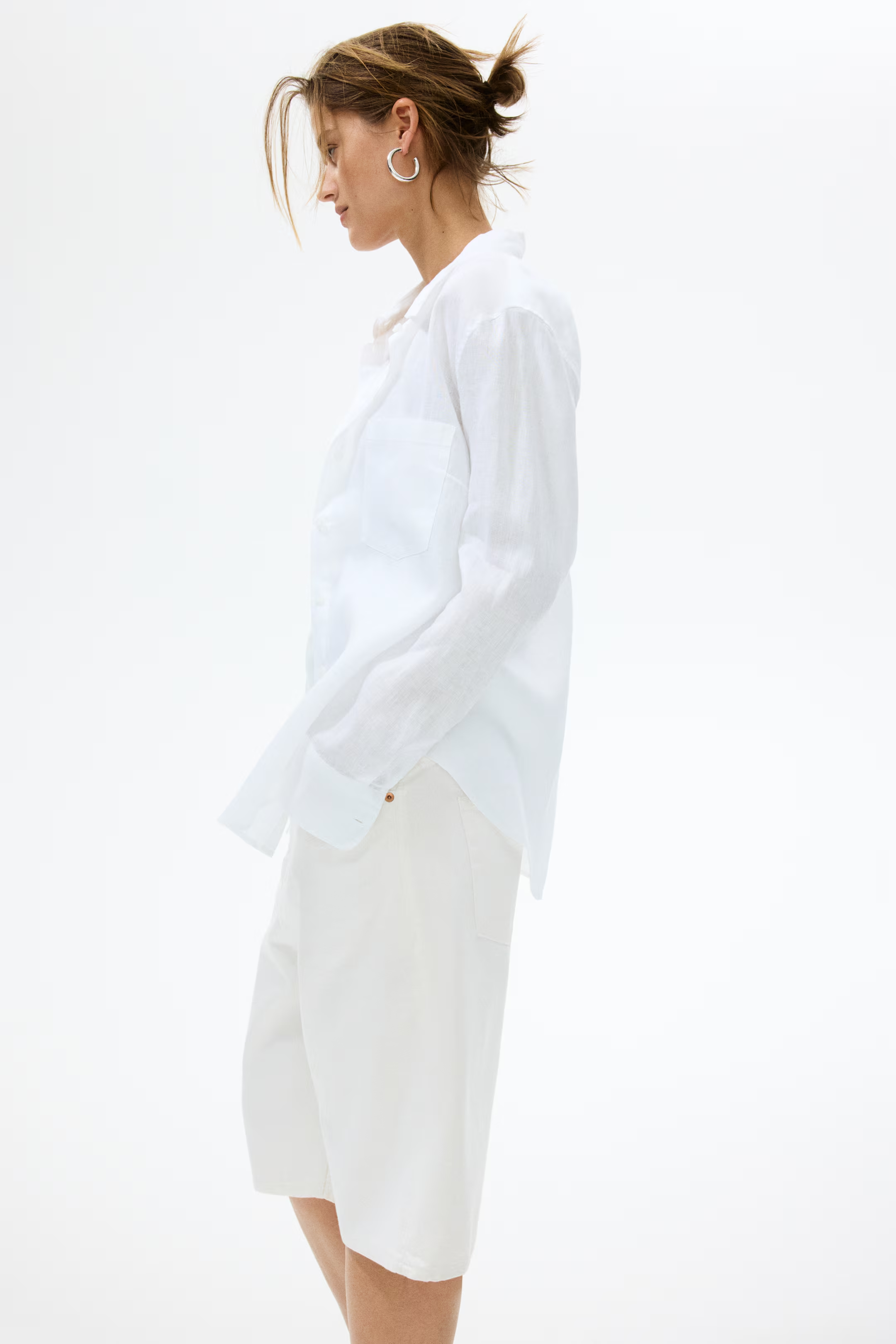 h&amp;m, Linen shirt