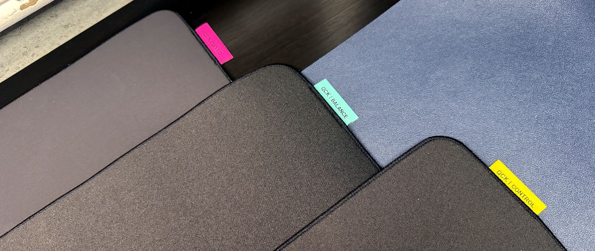 SteelSeries QCK Performance Series mousepad hands-on: pick your flavor