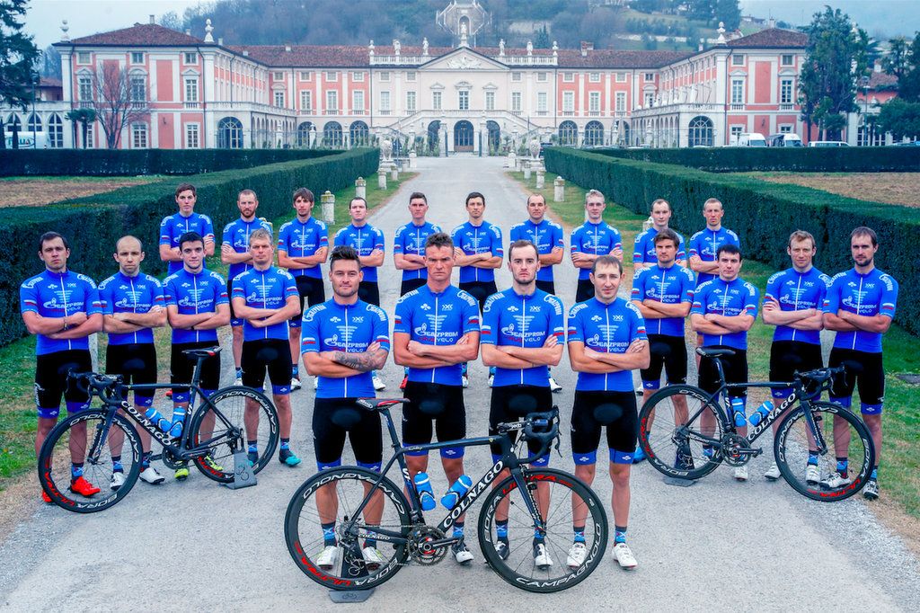 The 2017 Gazprom-Rusvelo team