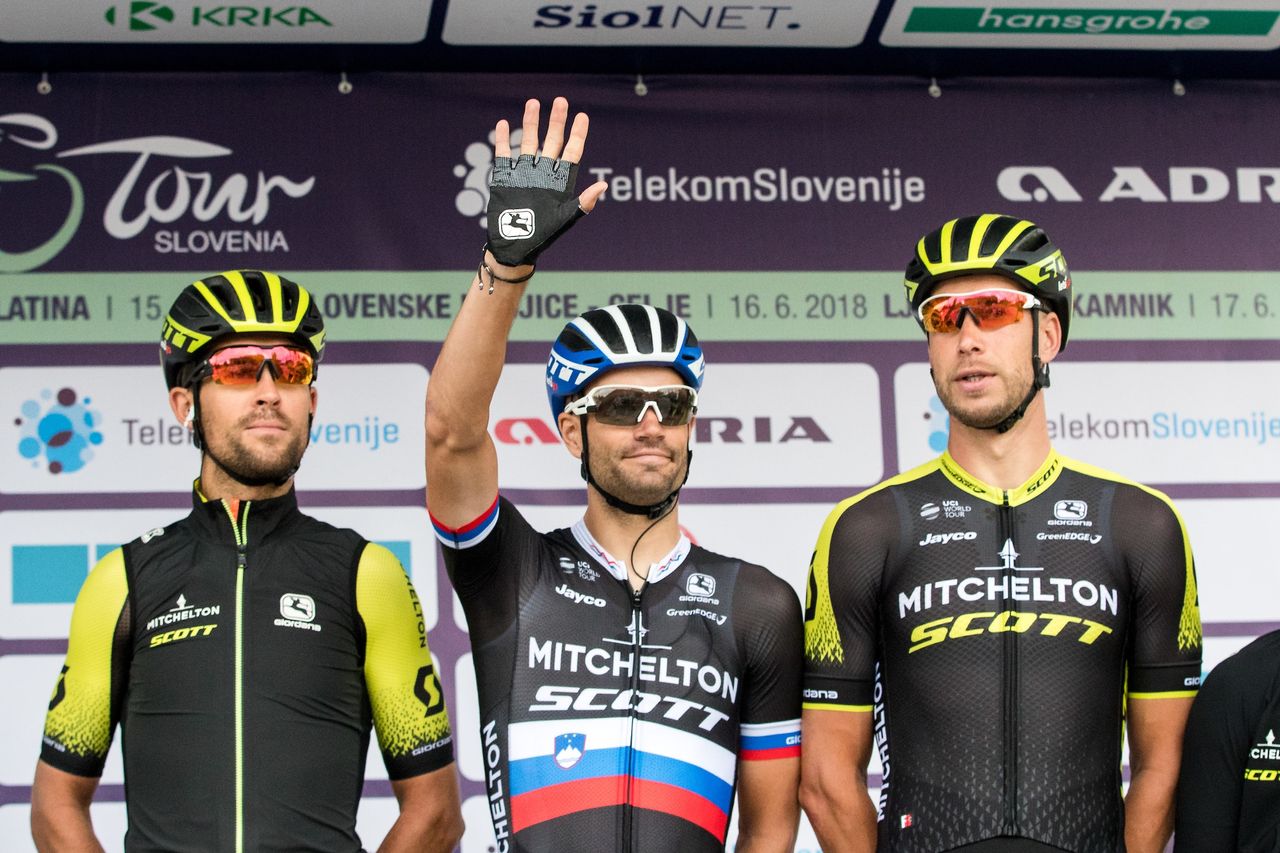 Luka Mezgec at home in Tour of Slovenia