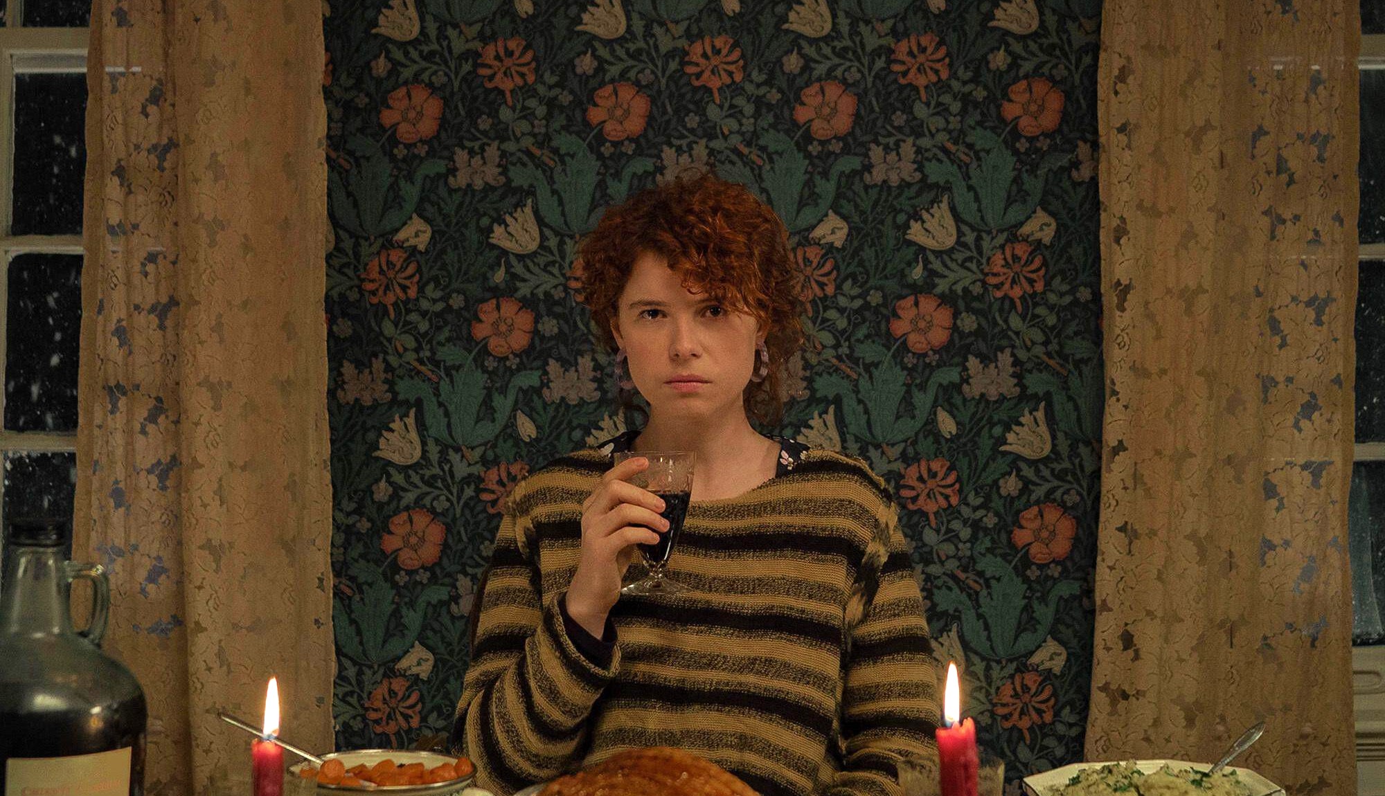 Jessie Buckley as Lucy in I'm Thinking of Endings Things