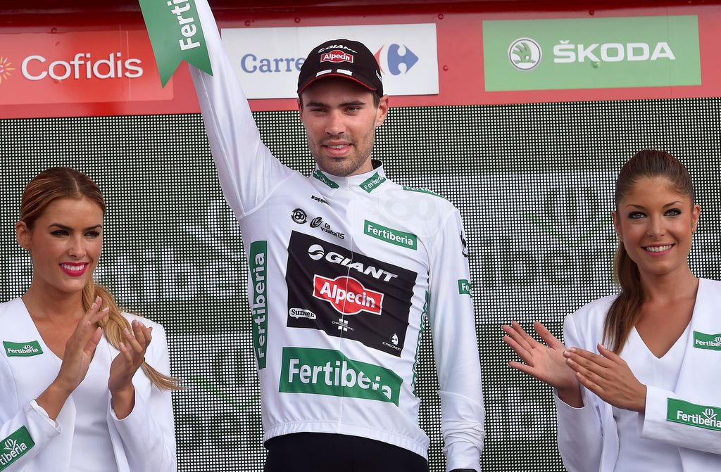 Combination classification leader Tom Dumoulin (Giant-Alpecin)