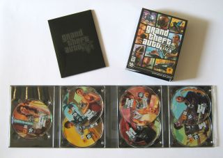 GTA 5's seven DVDs.