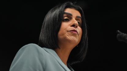 Justice Secretary Shabana Mahmood, looking serious