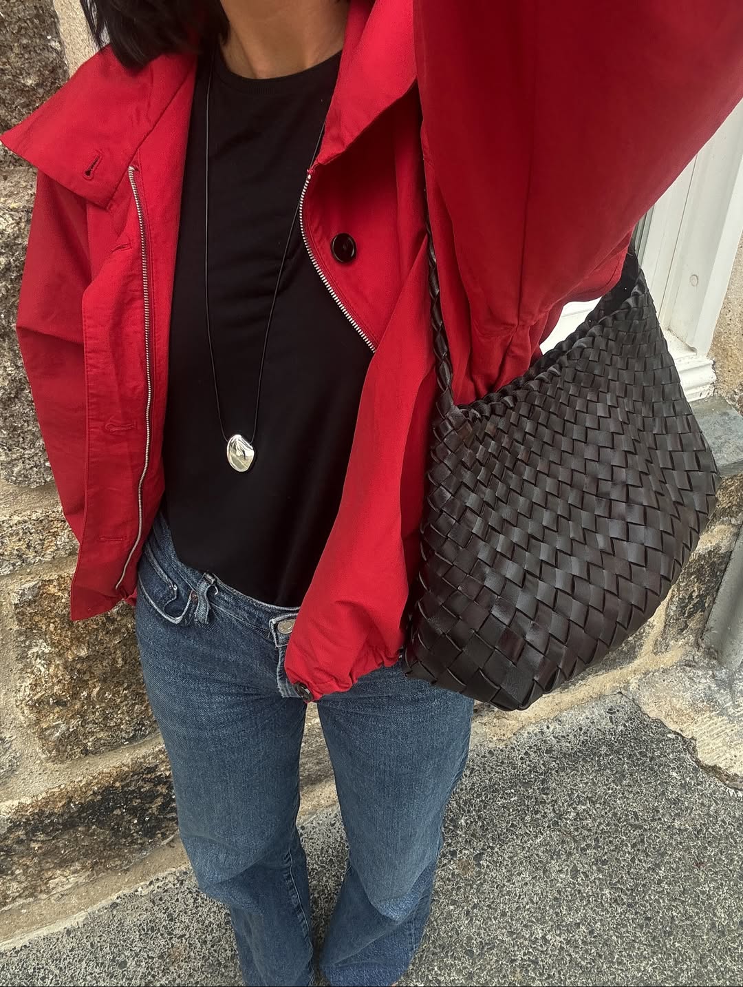 Red Bomber Jacket Trend