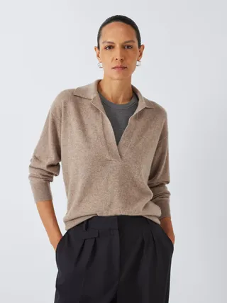 John Lewis Cashmere Collar Jumper